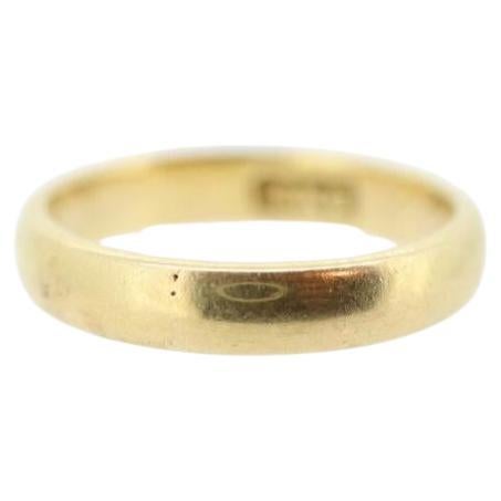 JR Wood 18k Yellow Gold band. Antique Early 1900s 18k Yellow Gold Jr Wood For Sale