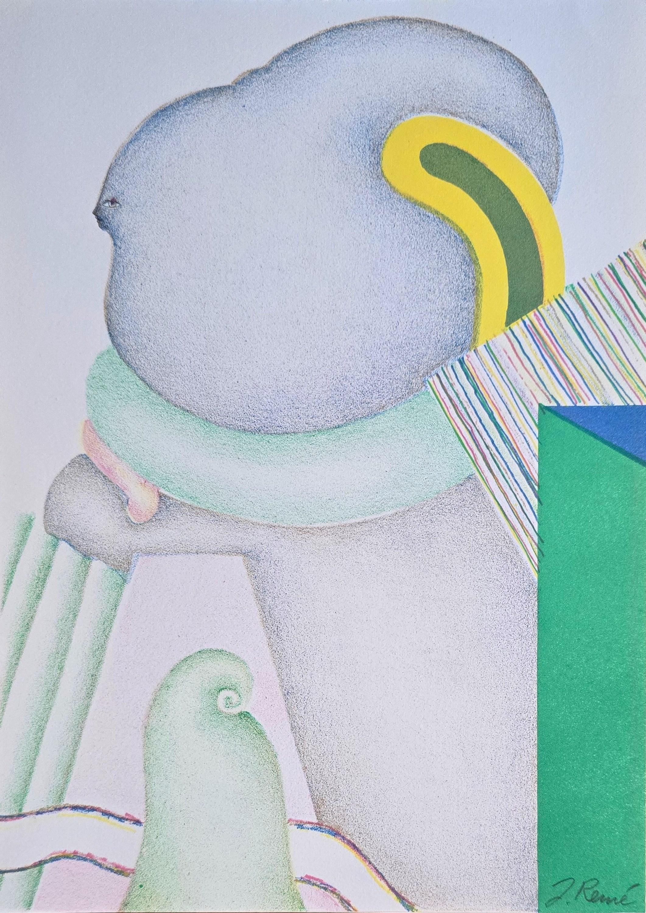 Untitled IX (Jörg Remé, Jörg Krichbaum, Blau, Gelb, 50% OFF - MUST GO)