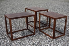Jørgen Bækmark Cube Nesting Tables in Rosewood