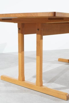 Jørgen Bækmark Dining Table Shaker Oak Midcentury