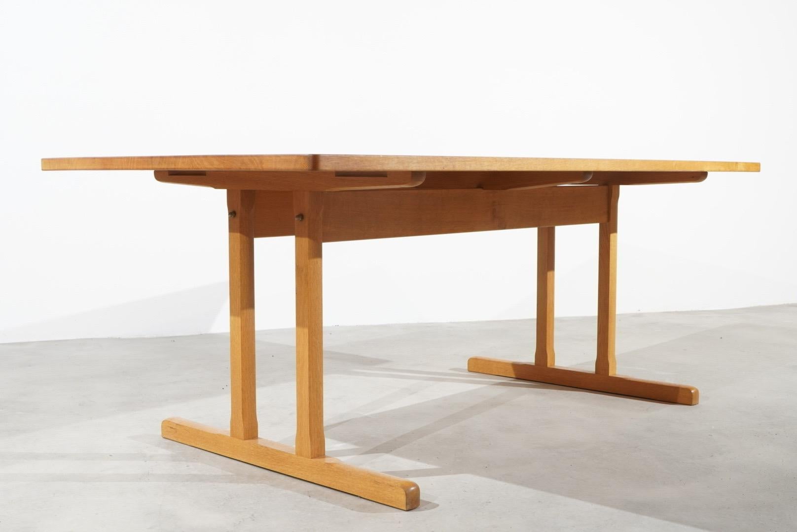 Mid-Century moderno Tavolo da pranzo Jørgen Bækmark Shakers Oak Midcentury in vendita