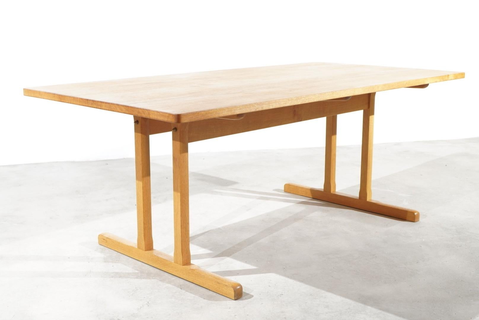 Tavolo da pranzo Jørgen Bækmark Shakers Oak Midcentury In condizioni buone in vendita a Berlin, BE