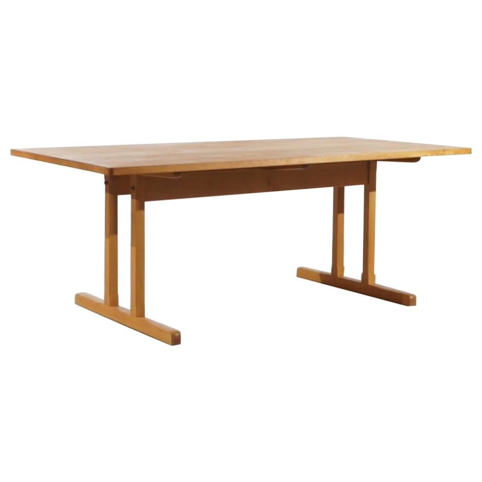 Jørgen Bækmark Dining Table Shaker Oak Midcentury