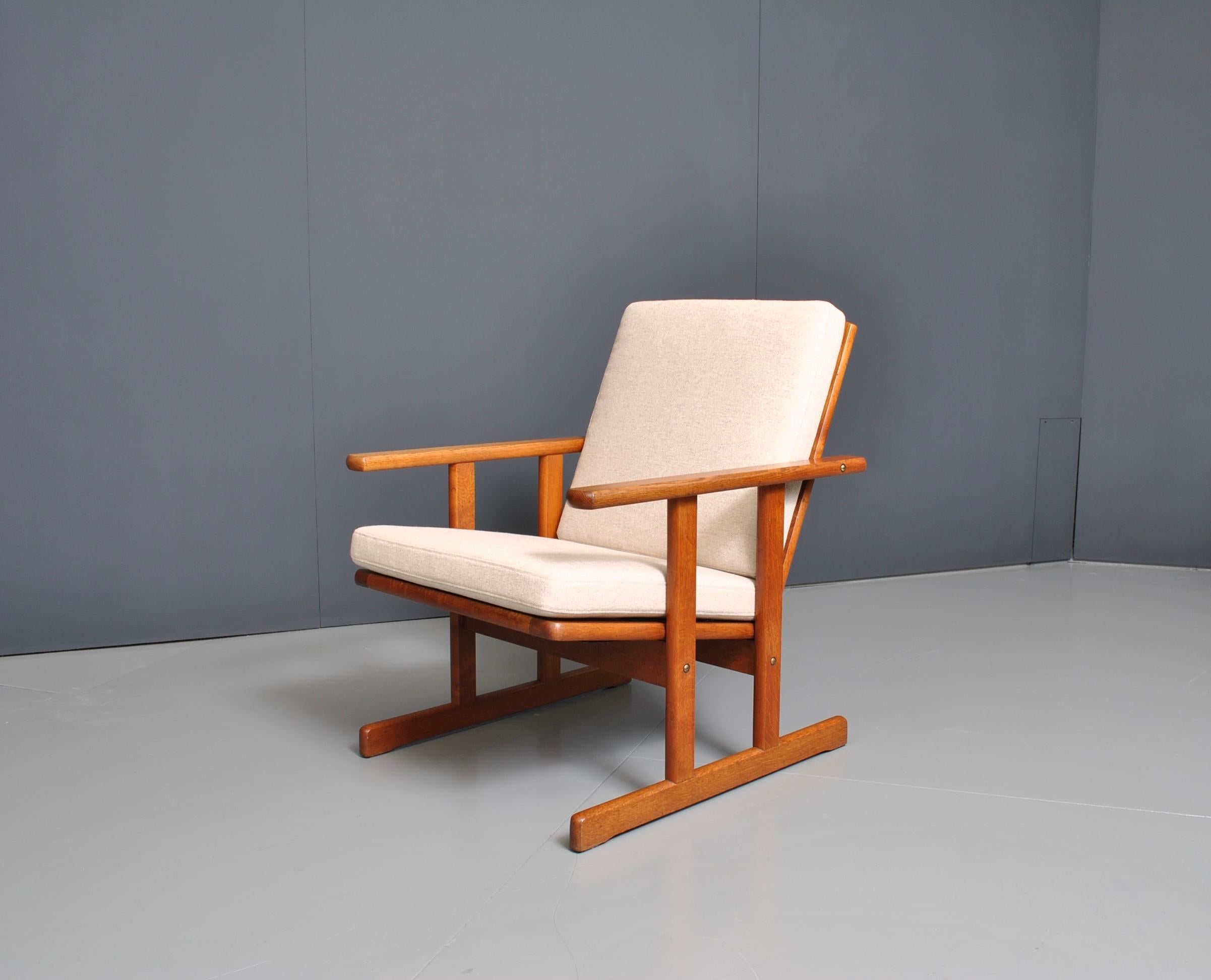 Mid-Century Modern Jørgen Baekmark, Early Oak Armchair