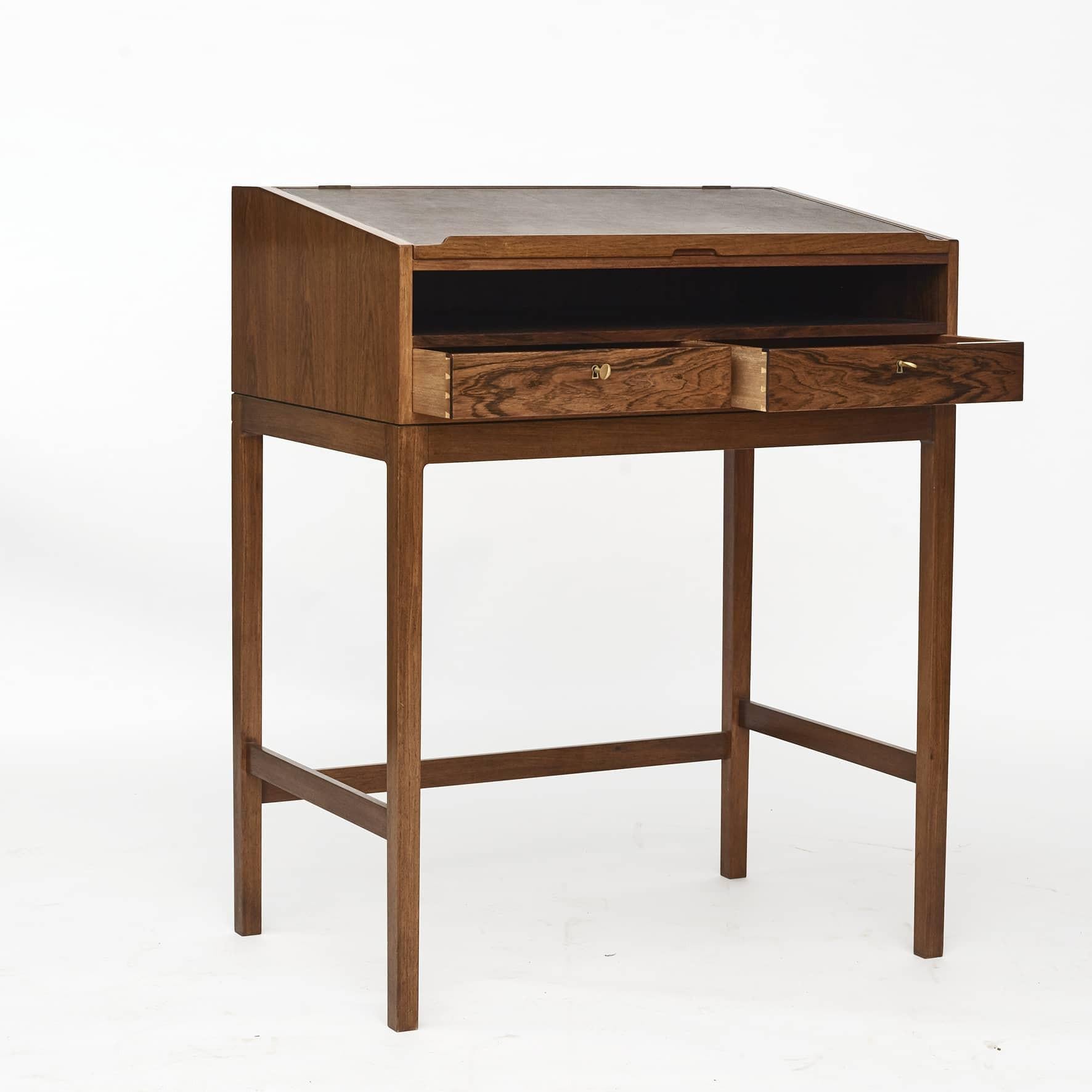 Scandinavian Modern Jørgen Berg. Danish Writing Desk In Rosewood, 1960-1970 For Sale