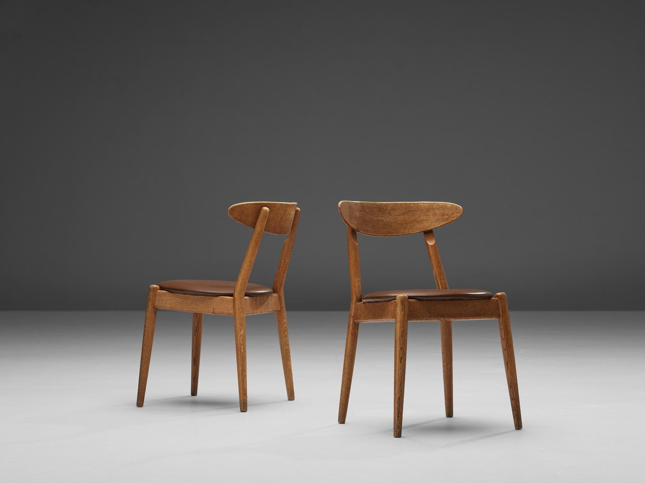 Jørgen Bo and Vilhelm Wohlert Set of Twelve  ‘Louisiana’ Dining Chairs 4