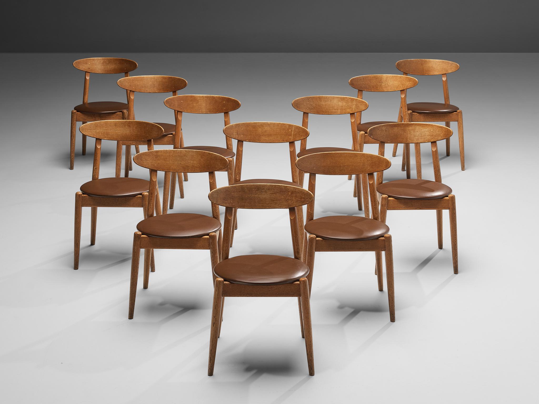 Jørgen Bo and Vilhelm Wohlert Set of Twelve  ‘Louisiana’ Dining Chairs 5