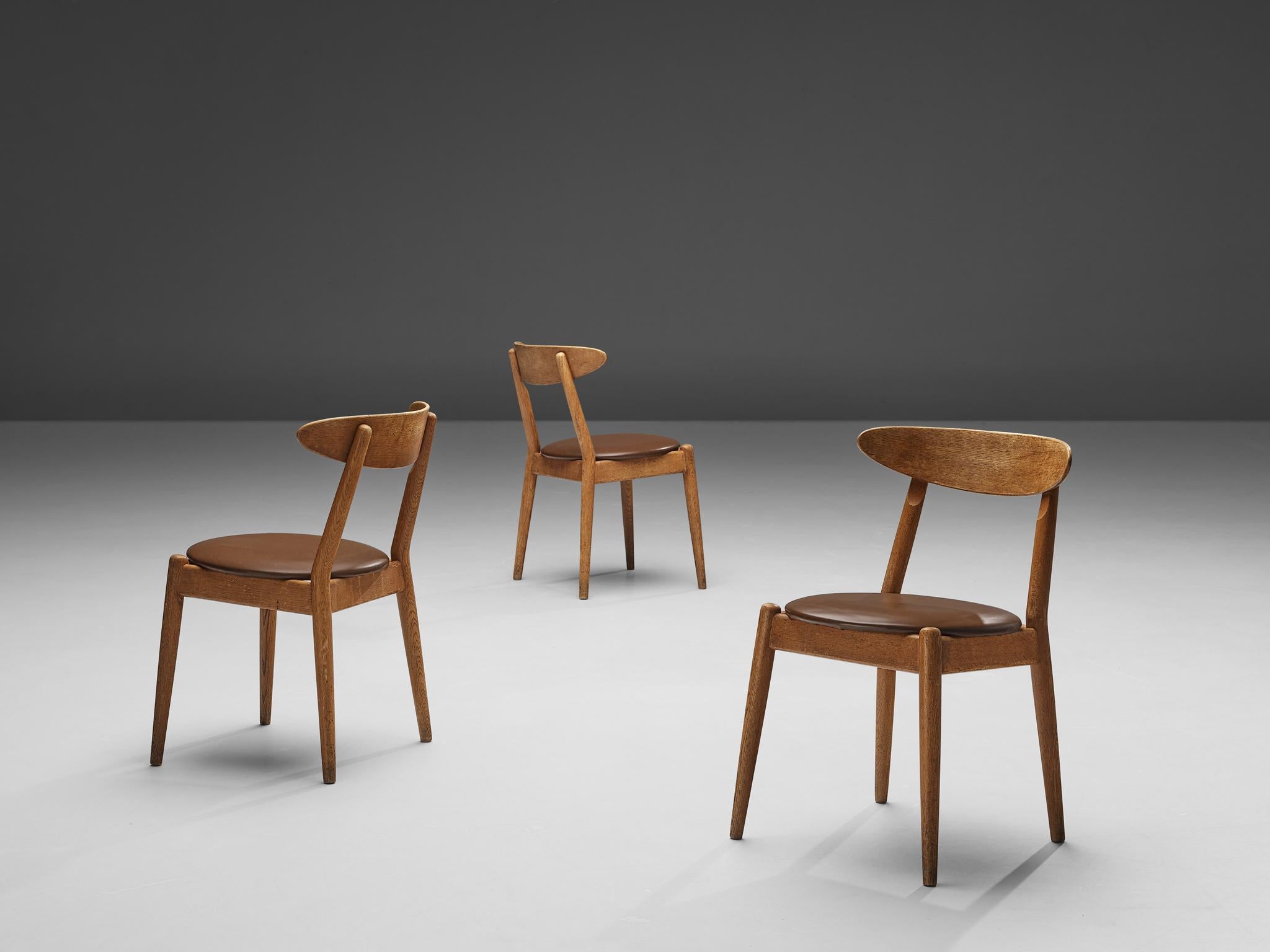 Jørgen Bo and Vilhelm Wohlert Set of Twelve  ‘Louisiana’ Dining Chairs 1