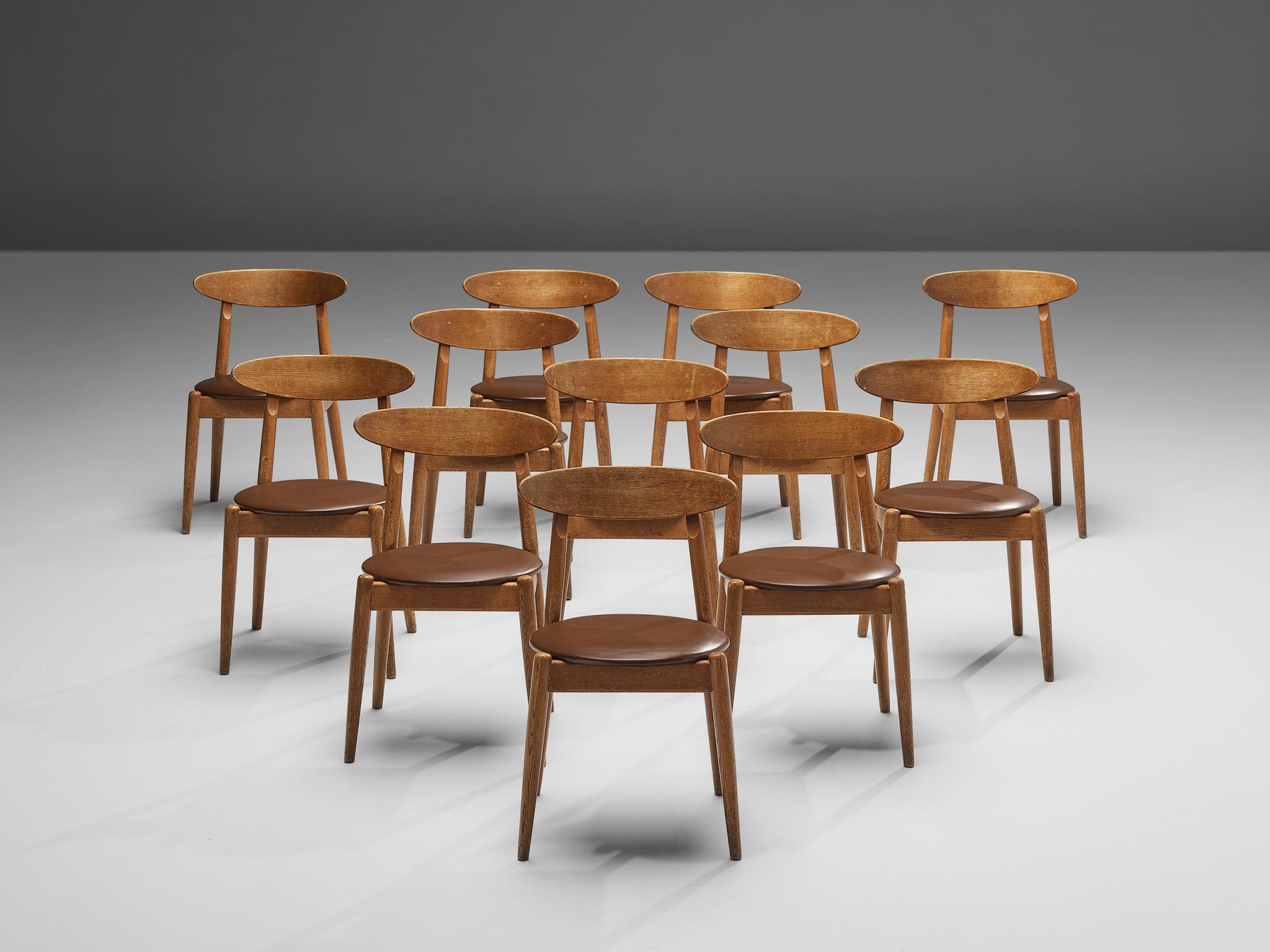Jørgen Bo and Vilhelm Wohlert Set of Twelve  ‘Louisiana’ Dining Chairs 2