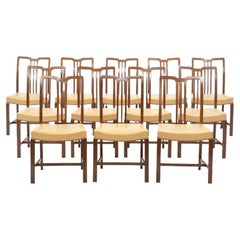 Jørgen Christensen: Set of 12 Dining Chairs of Mahogany
