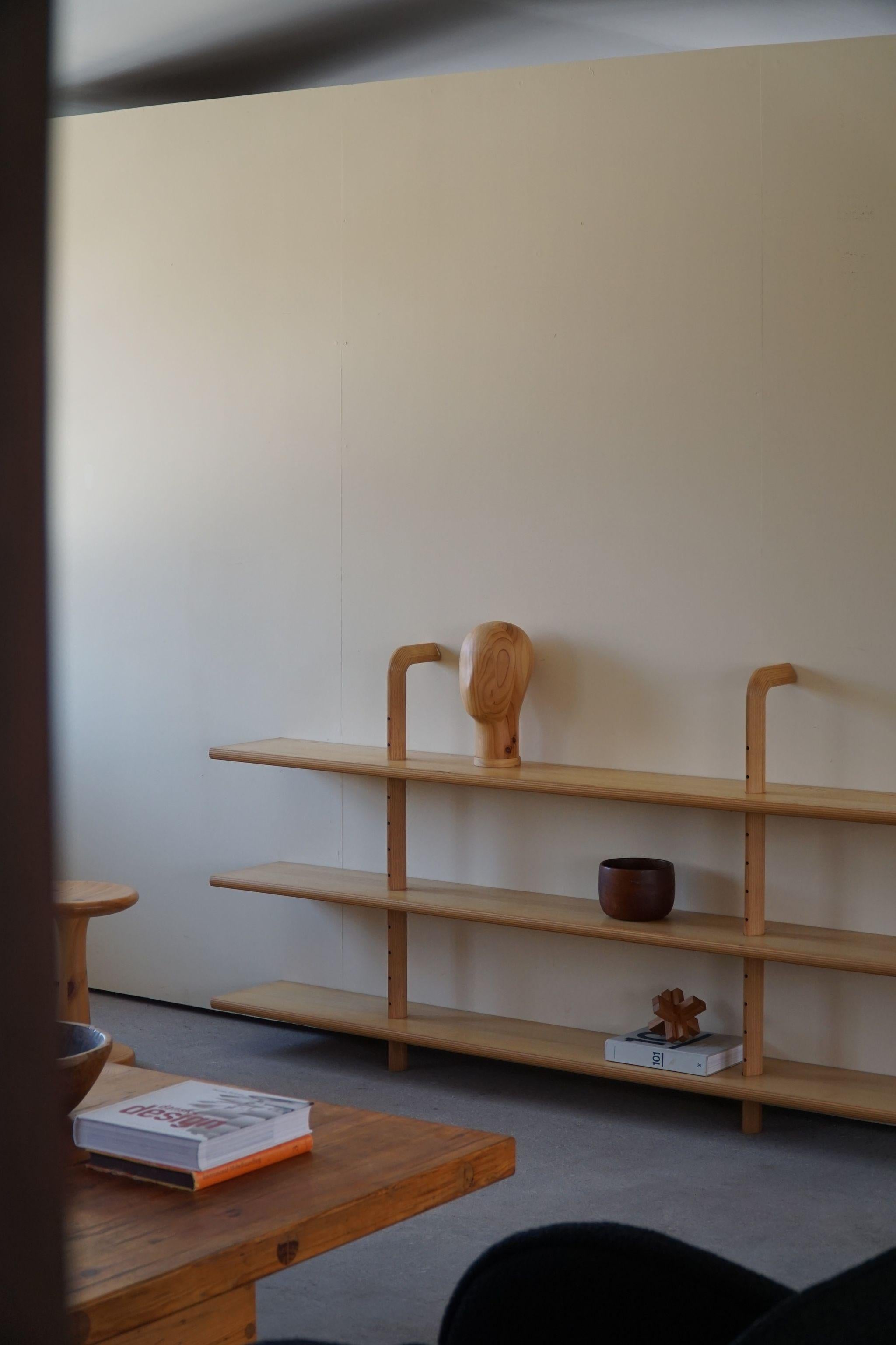 Rare shelving unit in ash, model 