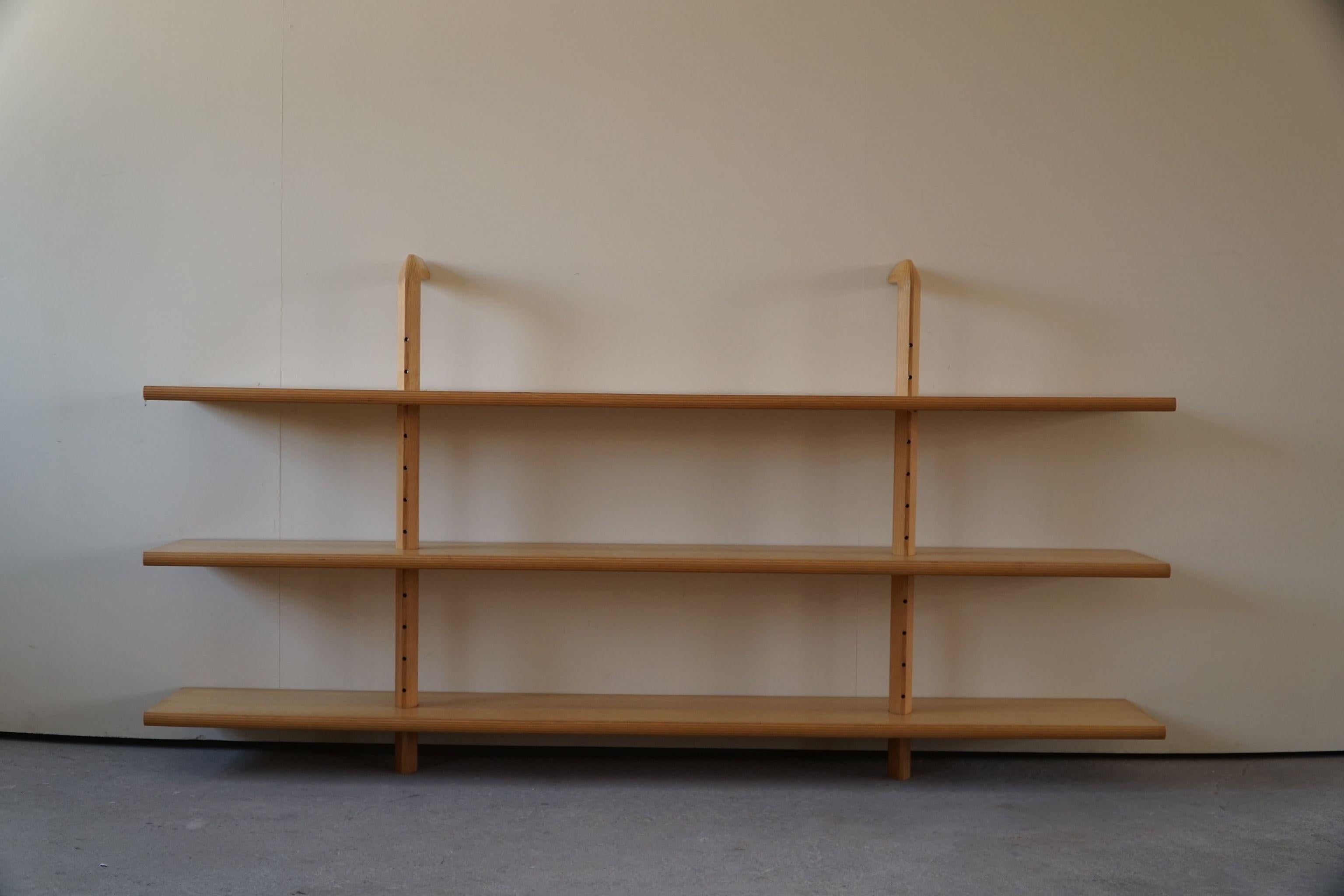 Swedish Jørgen Gammelgaard, Shelving Unit in Ash for Karl Andersson & Söner, 1970s