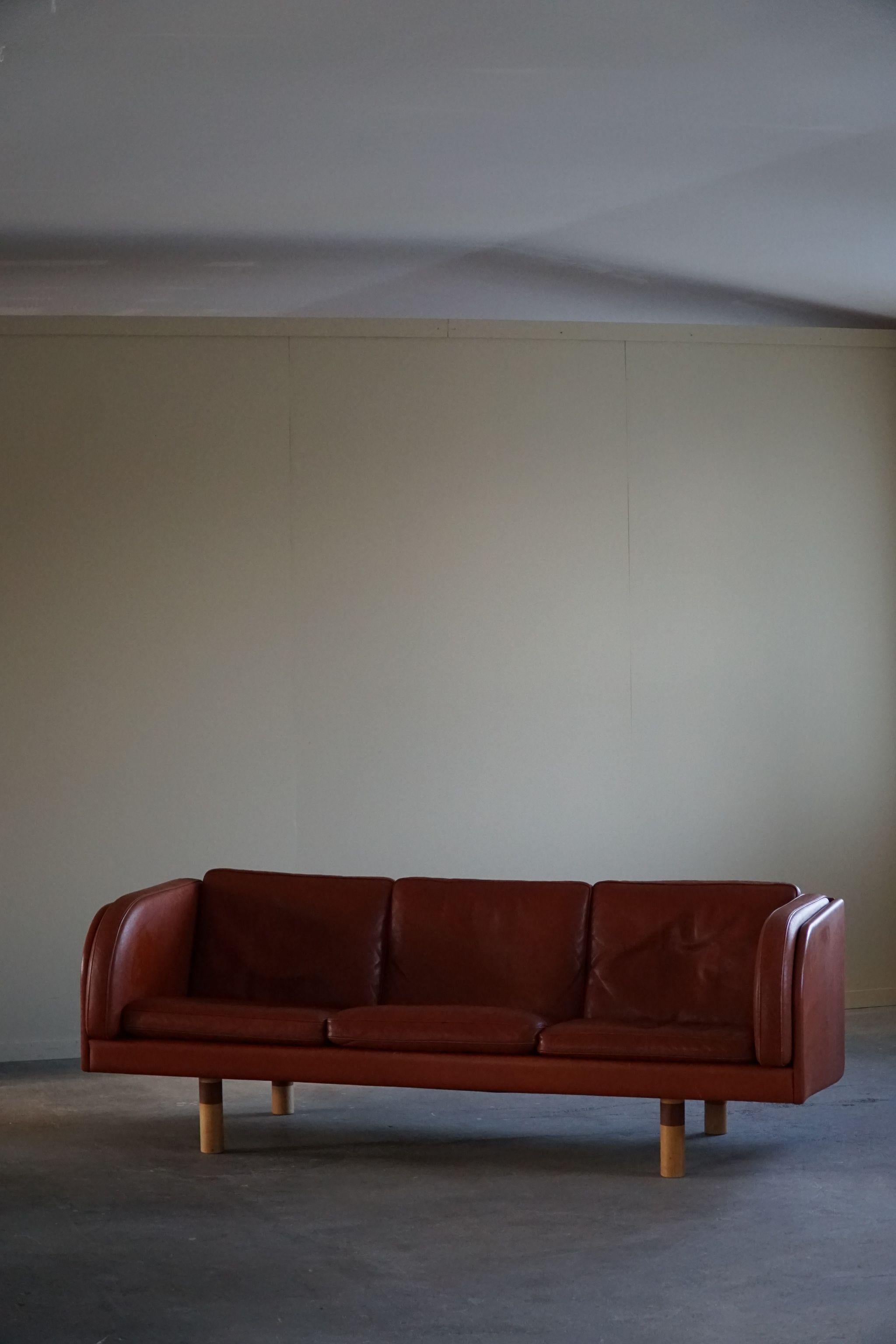 Danish Jørgen Gammelgaard, Three-Seater Sofa, Model EJ-20-3, Mid Century Modern, 1970s