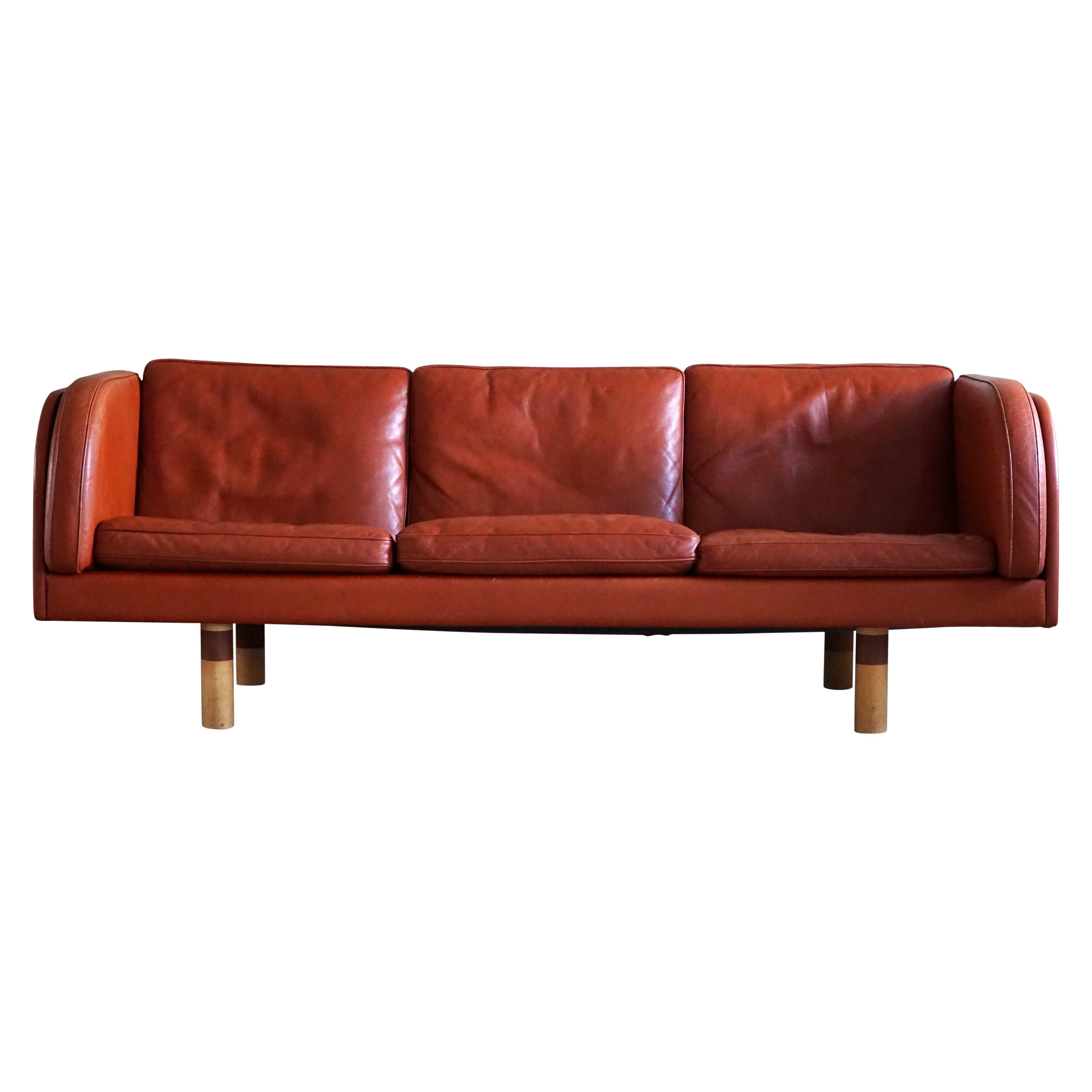 Jørgen Gammelgaard, Three-Seater Sofa, Model EJ-20-3, Mid Century Modern, 1970s