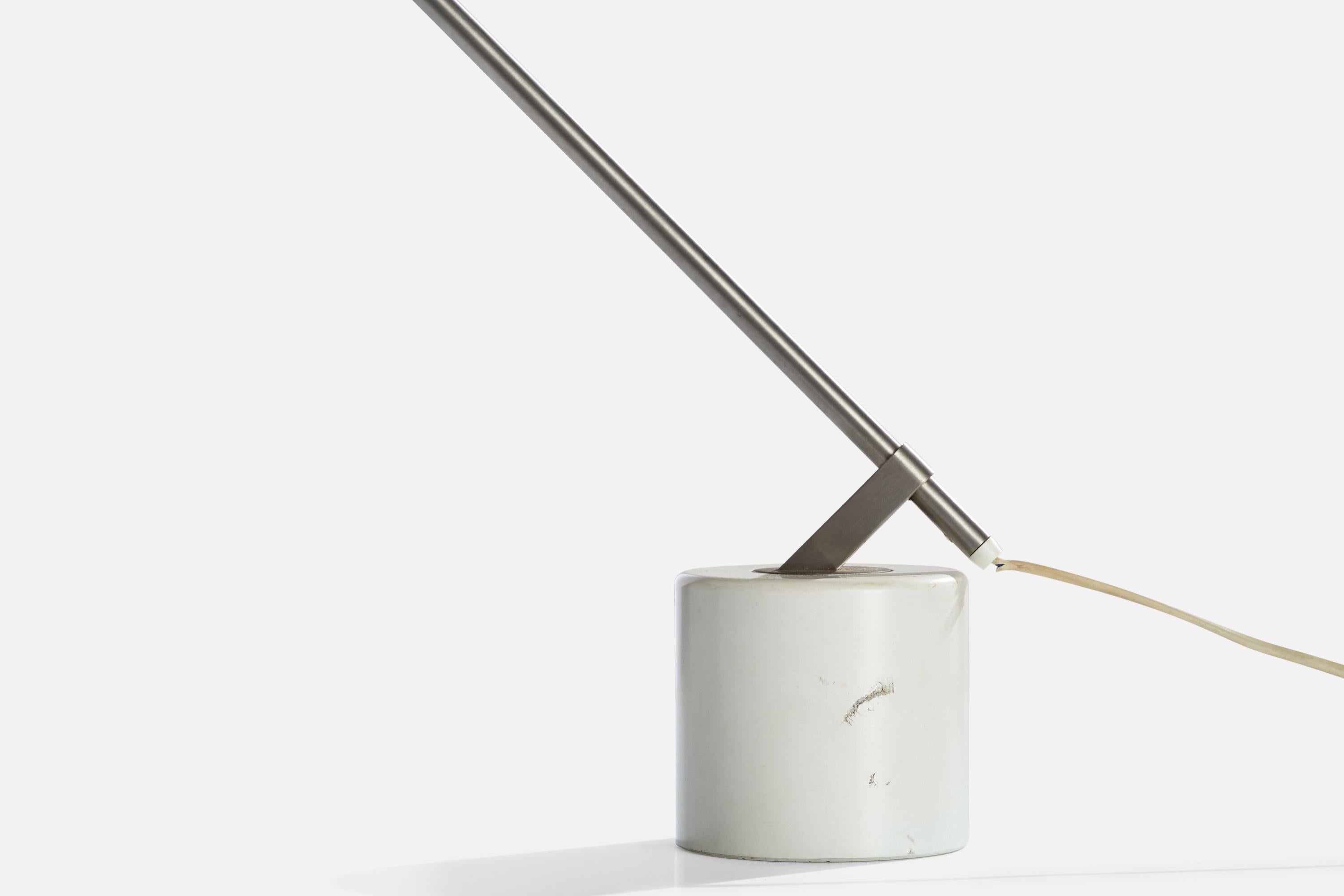 Jørgen Gammelgaard, Lámpara de mesa VIP, Metal, Aluminio, Dinamarca, 1983 en venta 5