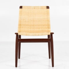 Set of 8 rare dining chairs in teak by Jørgen Høj
