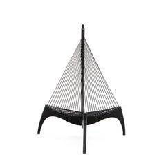 Jørgen Høvelskov Harp Chair in Black Wood and String