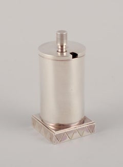 Jørgen Jensen for Georg Jensen. Rare Art Deco mustard pot in sterling silver