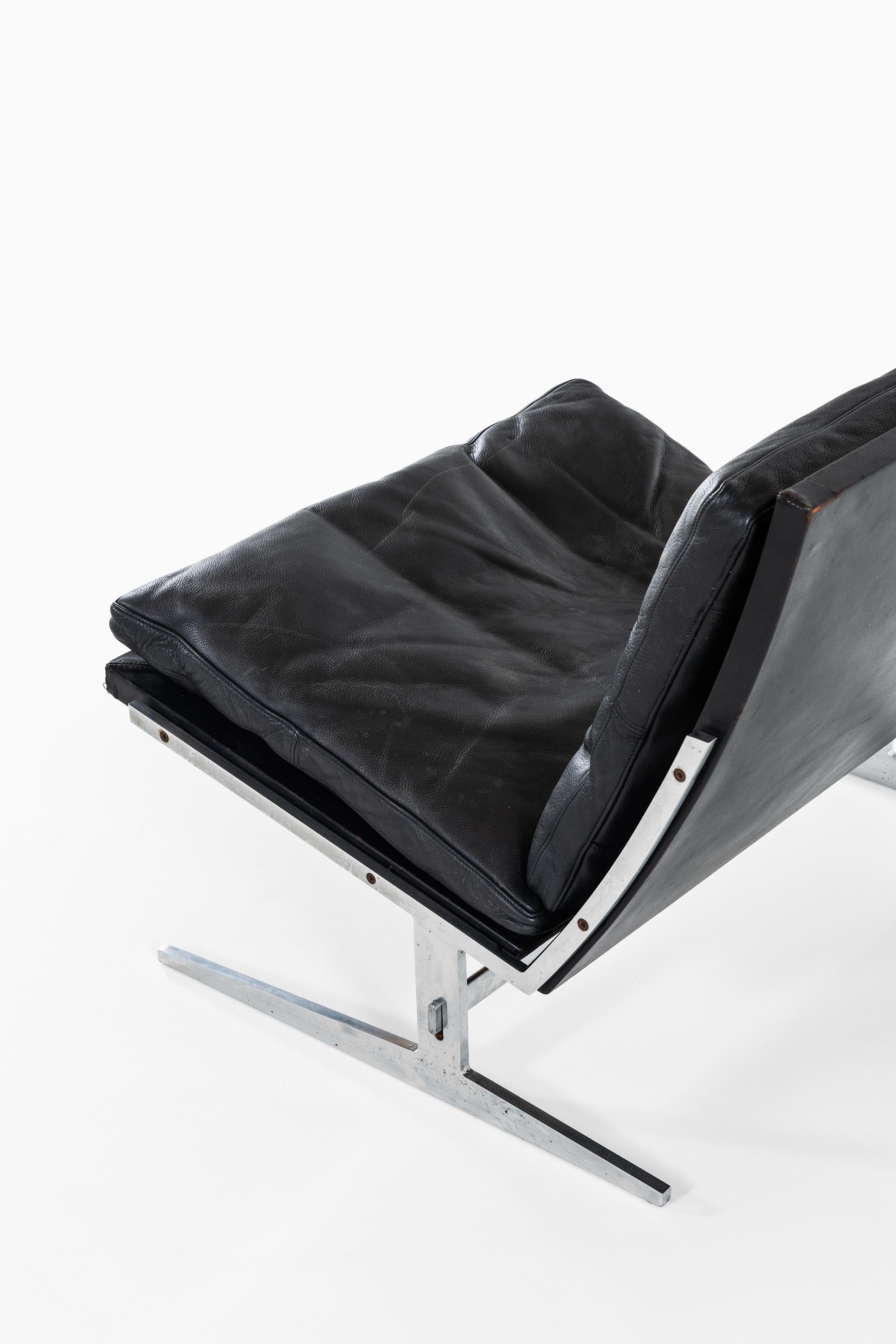 Scandinavian Modern Jørgen Kastholm & Preben Fabricius Easy Chairs Model Bo-561 by Bo-Ex in Denmark  For Sale