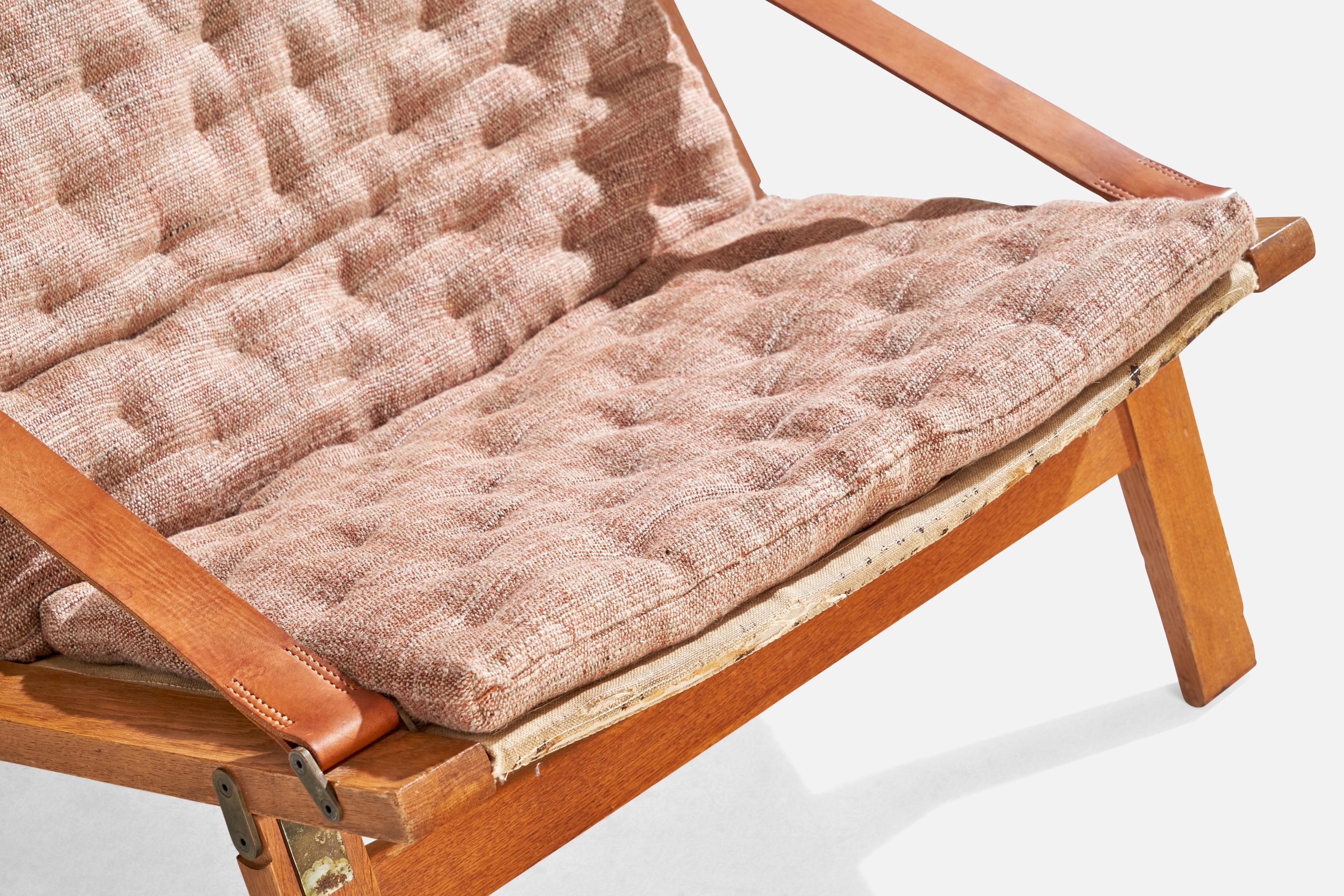 Jørgen Kastholm & Preben Fabricius, chaise longue, tissu, cuir, Danemark, 1960 en vente 3