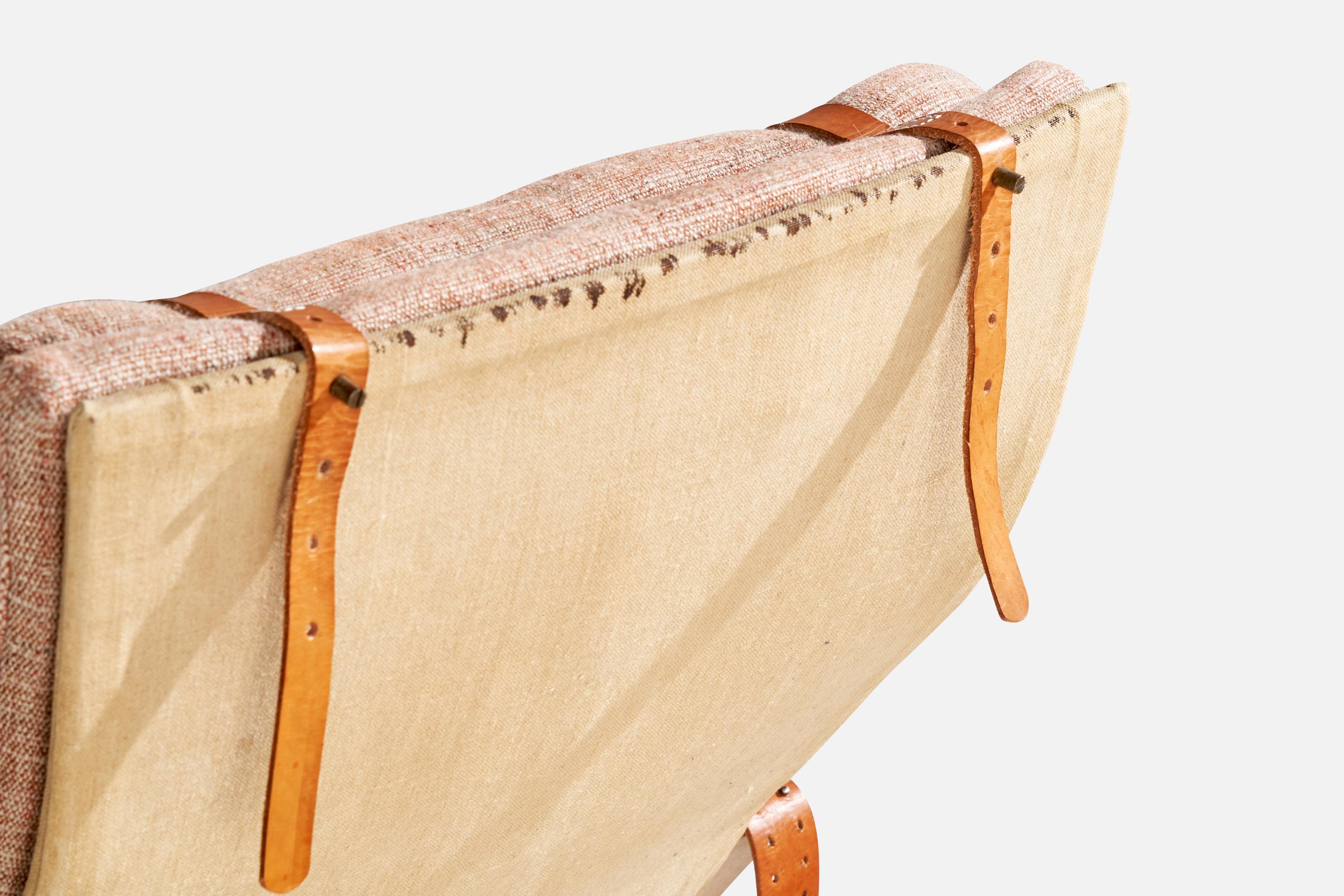 Jørgen Kastholm & Preben Fabricius, chaise longue, tissu, cuir, Danemark, 1960 en vente 11