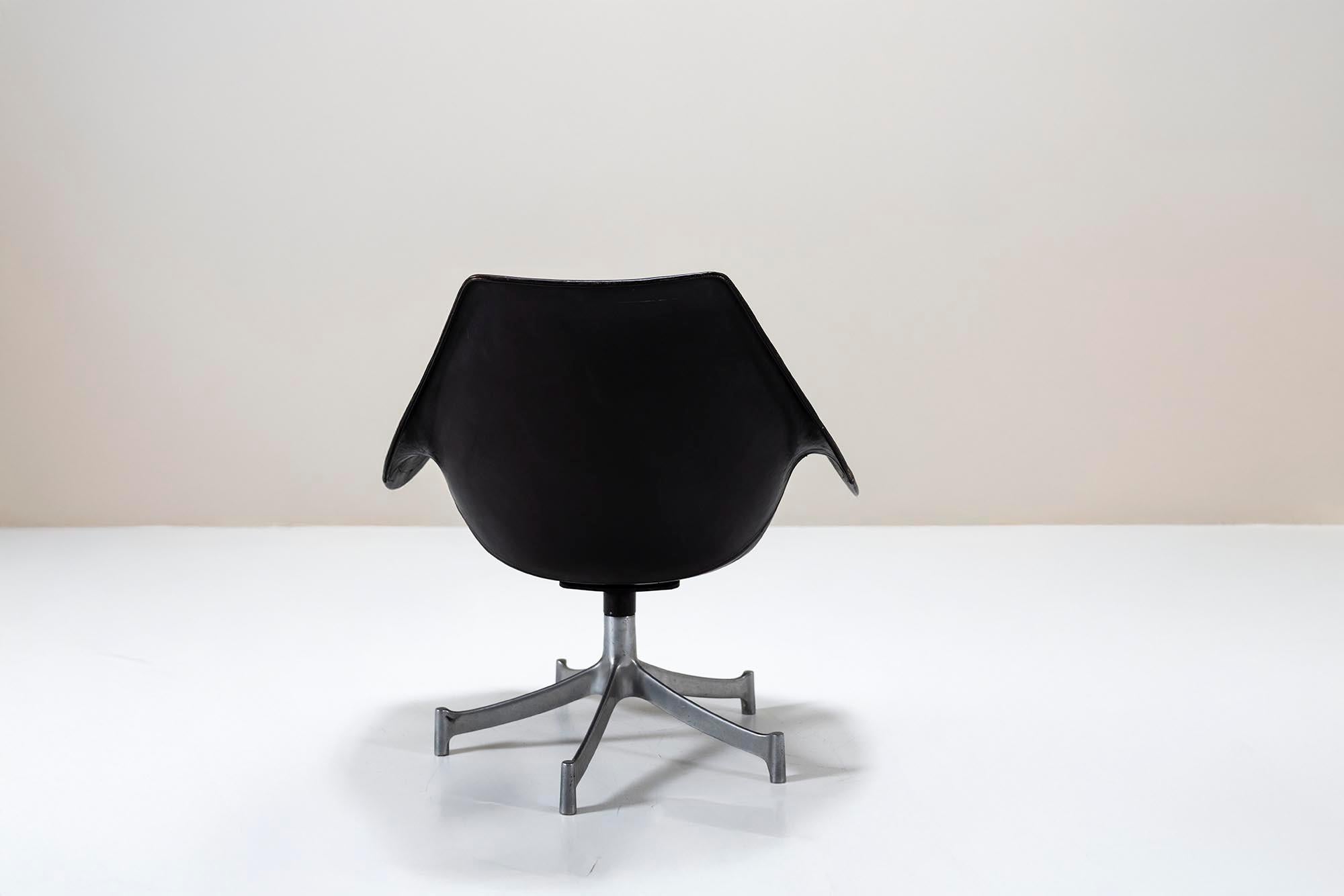 Scandinavo moderno Sedia da ufficio Jørgen Lund & Ole Larsen Mod. 932 prodotta da Bo-Ex, Danimarca 1965 in vendita
