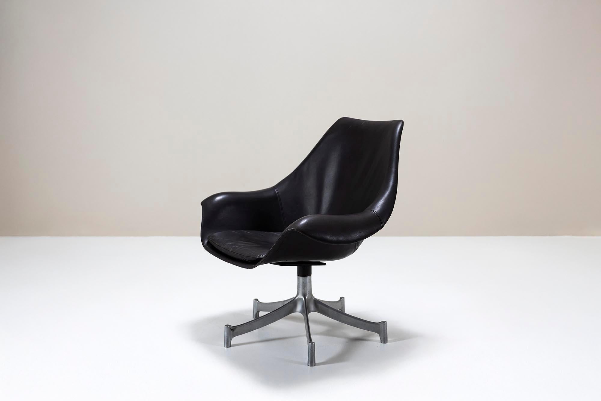 Metallo Sedia da ufficio Jørgen Lund & Ole Larsen Mod. 932 prodotta da Bo-Ex, Danimarca 1965 in vendita