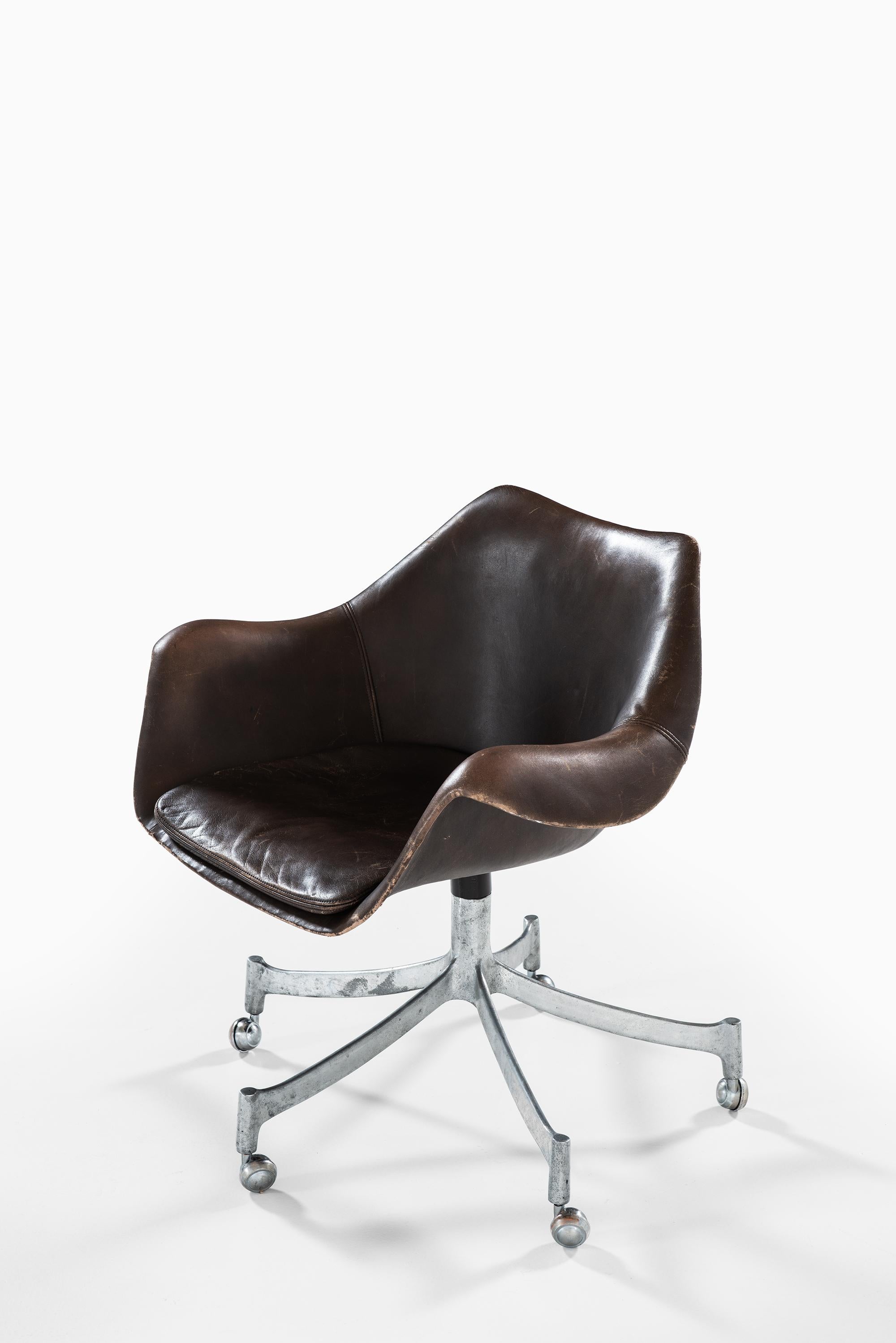 Steel Jørgen Lund & Ole Larsen Office Chair Model 932 by Bo-Ex in Denmark