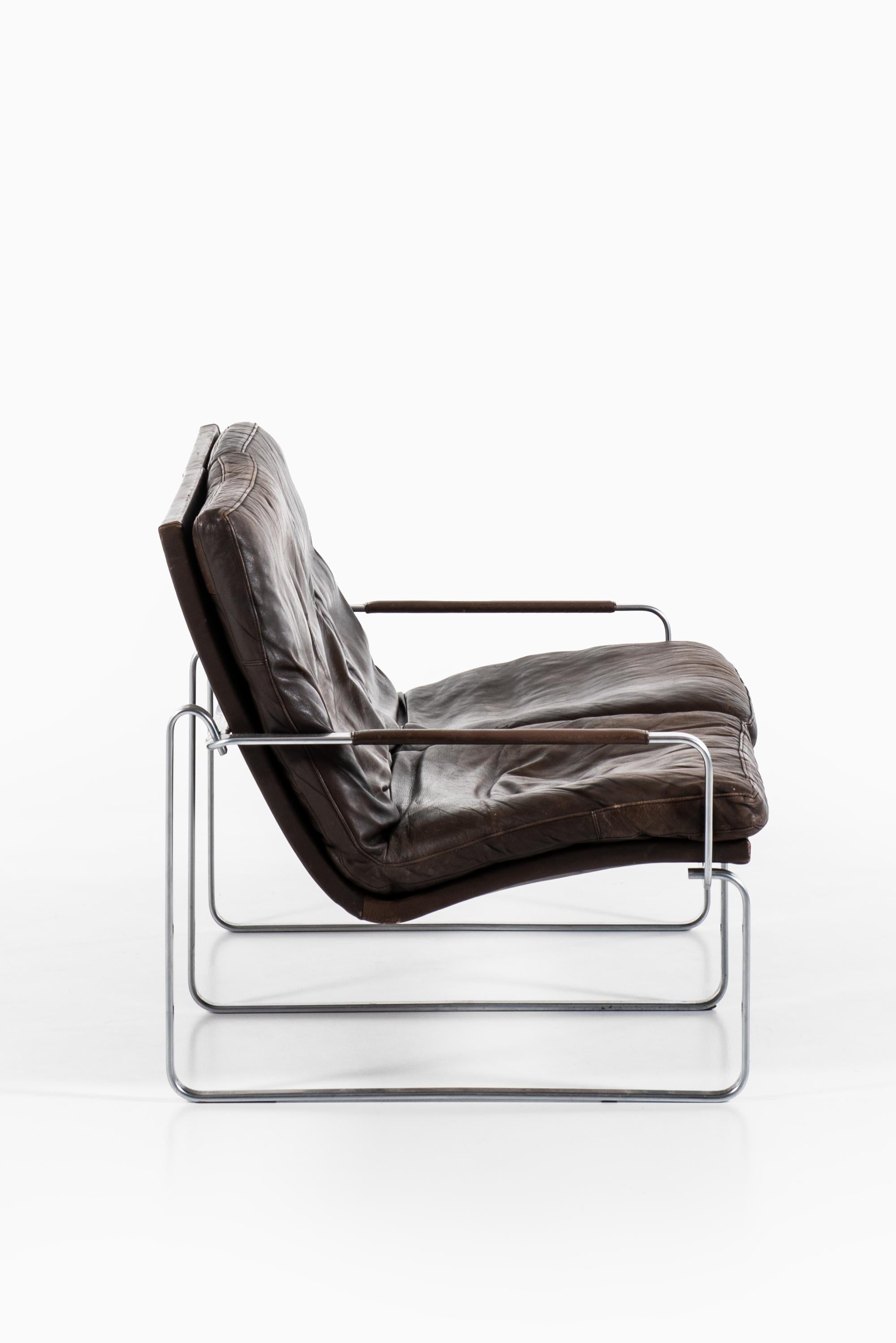 Steel Jørgen Lund & Ole Larsen Sofa Model BO-911 Produced by Bo-Ex in Denmark