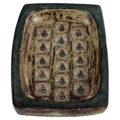 Jørgen Mogensen for Royal Copenhagen, Stoneware Dish, Dated 1966