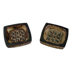 Jørgen Mogensen for Royal Copenhagen, Two Stoneware Dishes