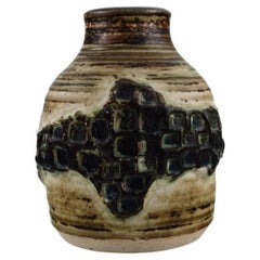 Jørgen Mogensen for Royal Copenhagen, Vase in Glazed Stoneware, Dated 1967 