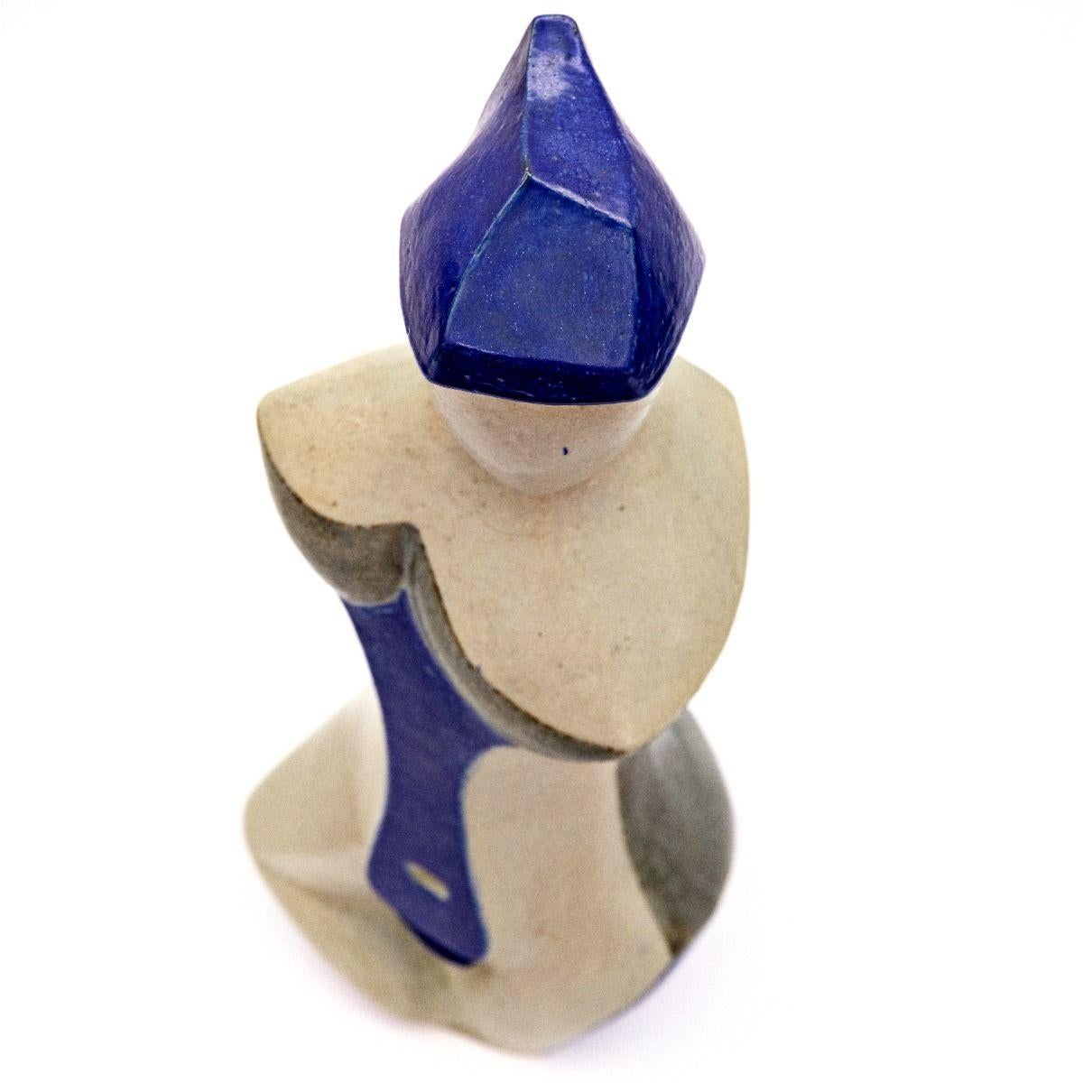 Jørgen Mogensen Escultura cubista femenina grande y poderosa para Royal Copenhagen en venta 2