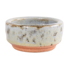 Retro Jørgen Mogensen Own Studio Bowl with Speckled Glaze, Danish Modern Ceramic 1960s