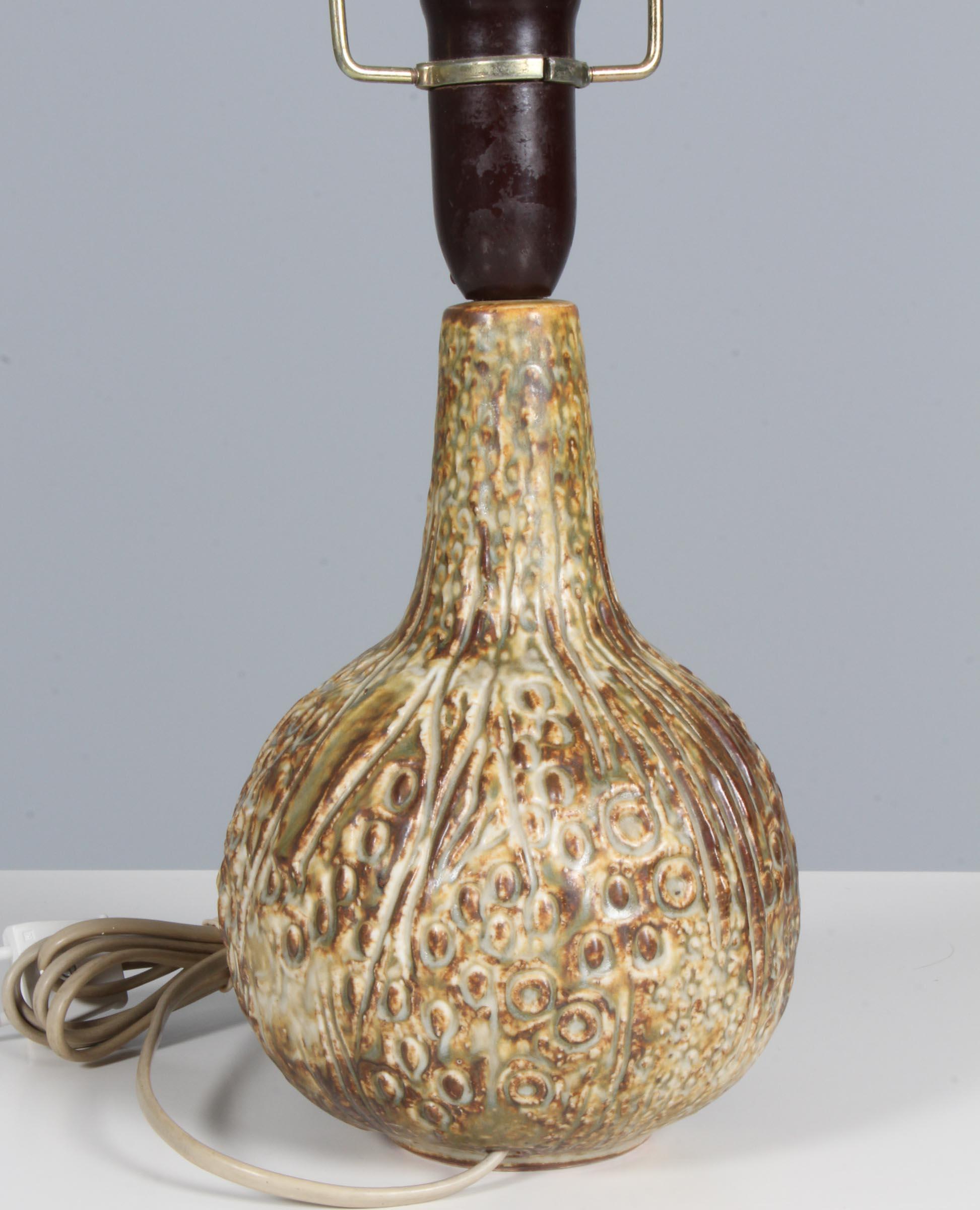 Fin du 20e siècle Lampe de table Jørgen Mogensen en céramique émaillée en vente