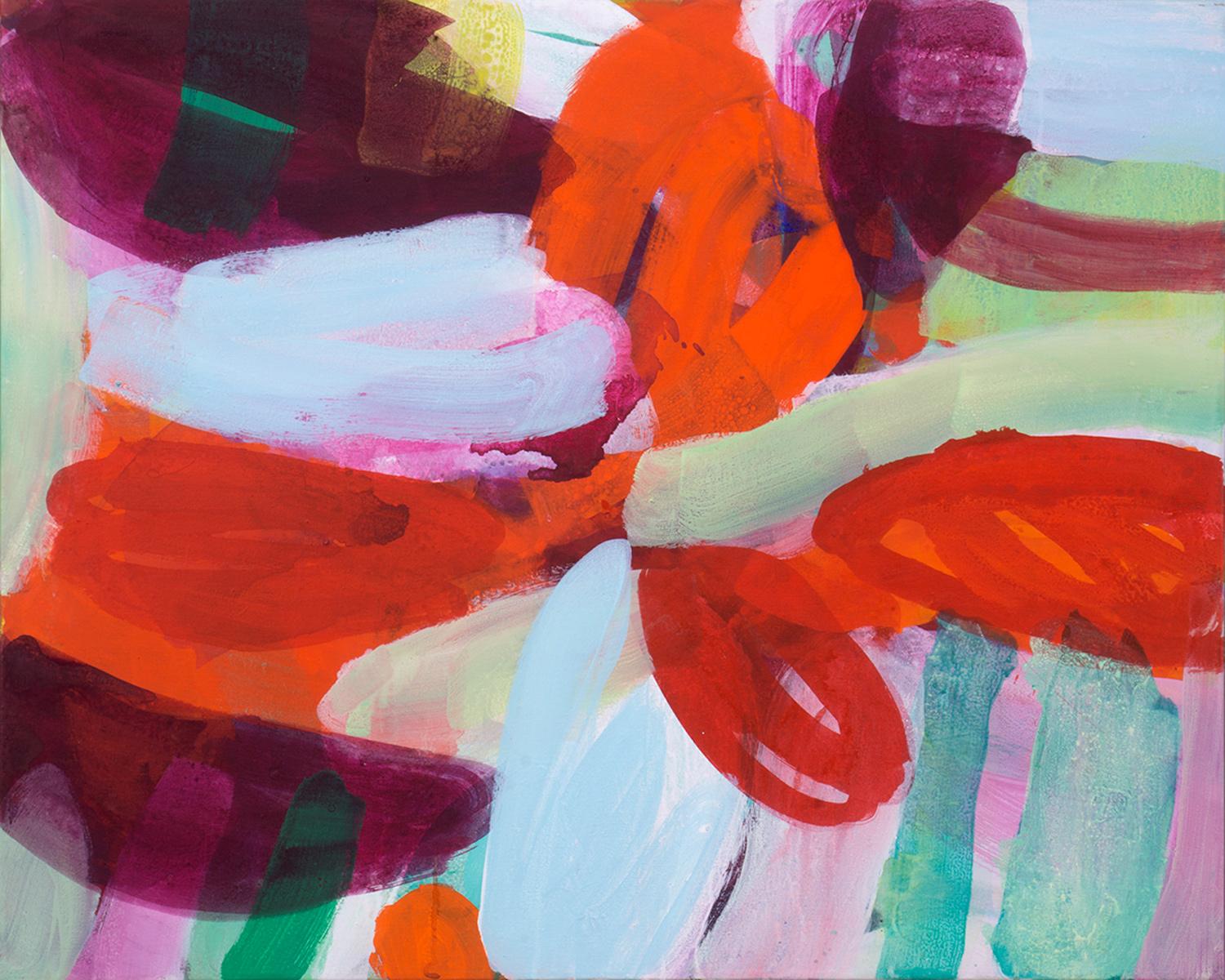 Jürgen Reichert Abstract Painting - Im Wind