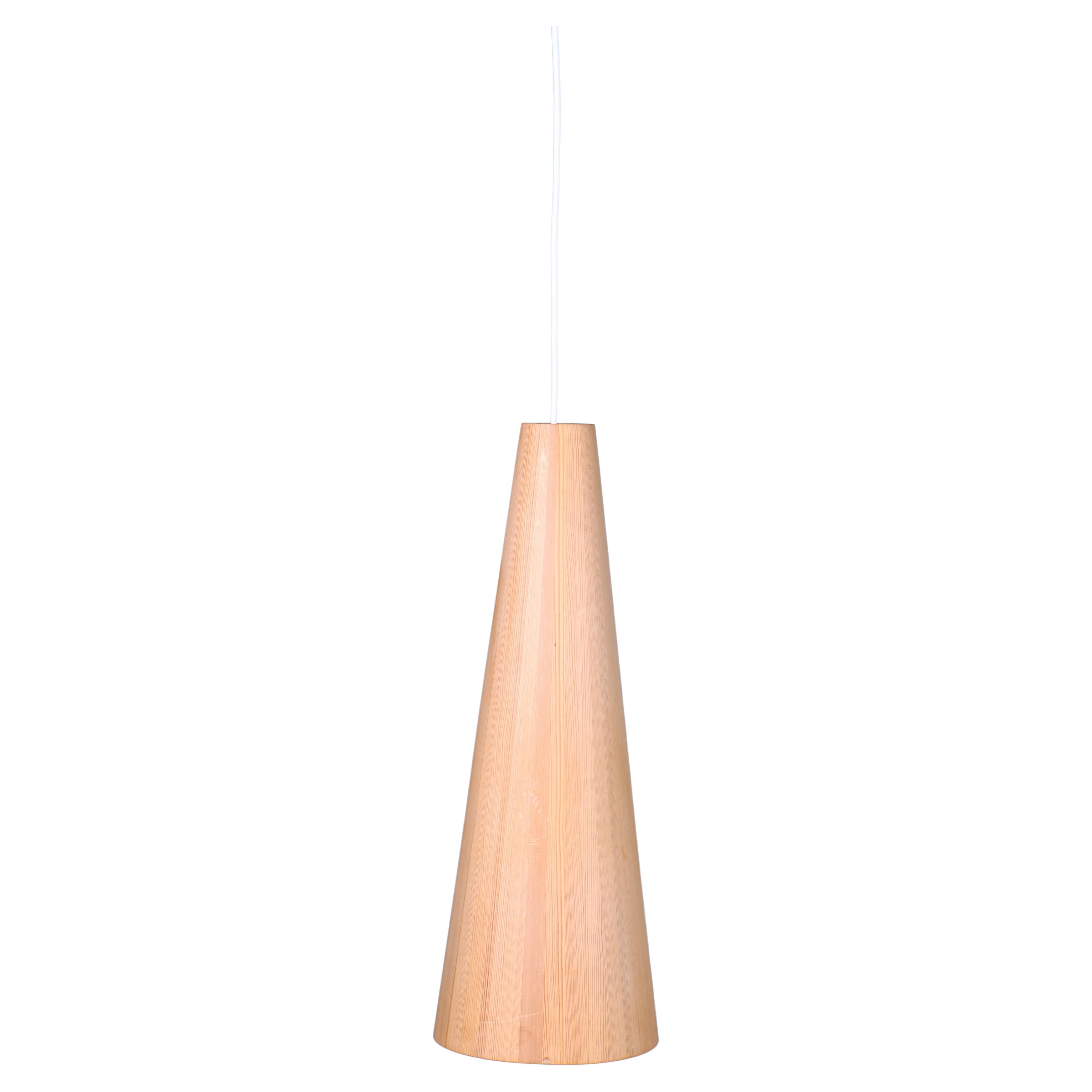 Lampada da soffitto Jørgen Wolf in pino dell'Oregon, 1960