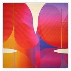 Bonbon Lapis-la- zuli Coq de roche # Fastoche (Pittura astratta)