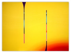 Bouton d'or Alizarine Zinzolin # Cosmopolitain (Abstrakte Malerei)