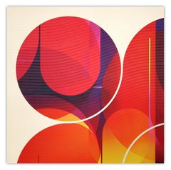 Capucine Cramoisi Mimosa # Et Toi? (Pittura astratta)