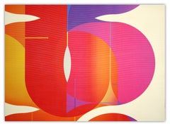 Coq de roche Evêque Coquelicot # Doux comme un Agneau (Pittura astratta)