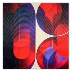 Nuit Violine Garance # Attirance (Abstract Painting)