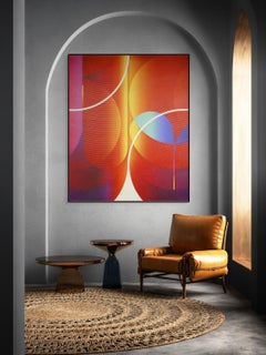 Prune Safran Céladon # Espadindon (Pittura astratta)