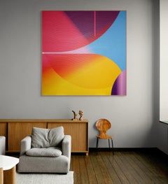 Rose shocking Améthyste Électrique # Énergique (Pittura astratta)