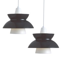 Jørn Utzon Dark Grey 'Doo-Wop' Pendant for Louis Poulsen