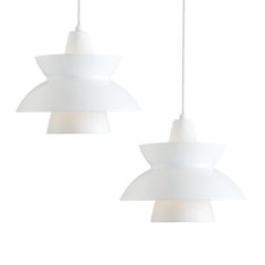 Jørn Utzon White 'Doo-Wop' Pendant for Louis Poulsen