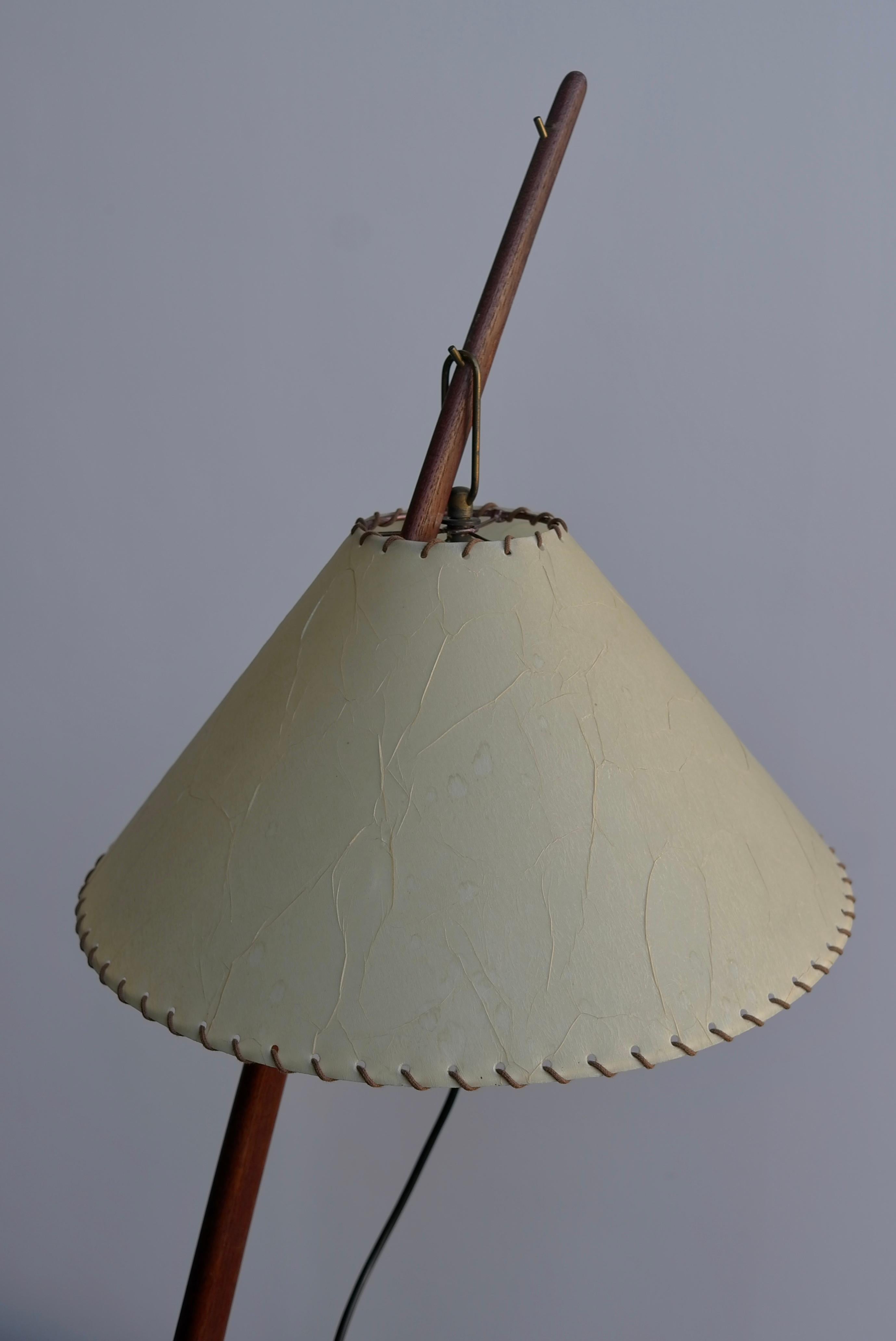 Adjustable Floor Lamp in Teak, Austria, 1950s 2
