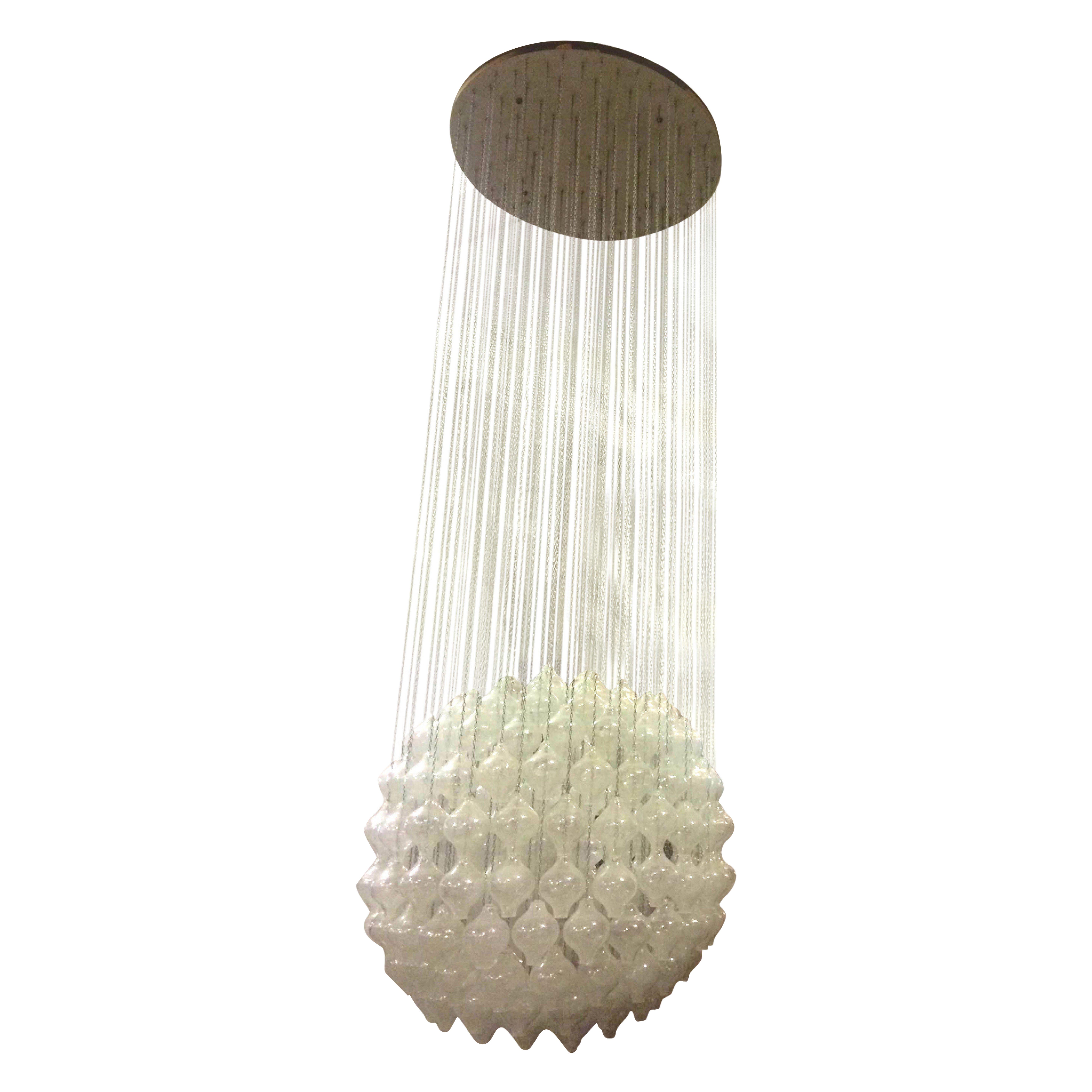 J.T. Kalmar Austrian Pagode Pendant Chandelier For Sale