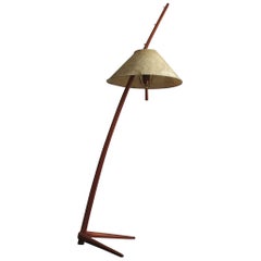 J.T. Kalmar 'Dornstab' Floor Lamp Austria, 1947 First Edition