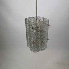 J.T. Kalmar Glass Chandelier, Austria, 1950s